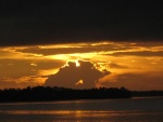 A Sunrise View from the bridge to Alligator Point